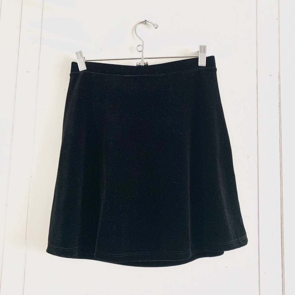American Apparel velvet skirt